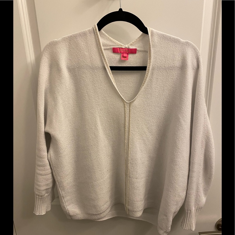 Lilly Pulitzer Sevie Sweater in Coconut!